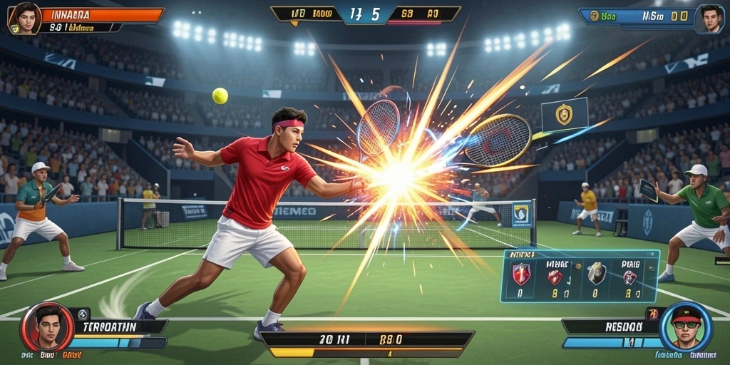 Mode multiplayer yang memungkinkan bersaing dengan teman.