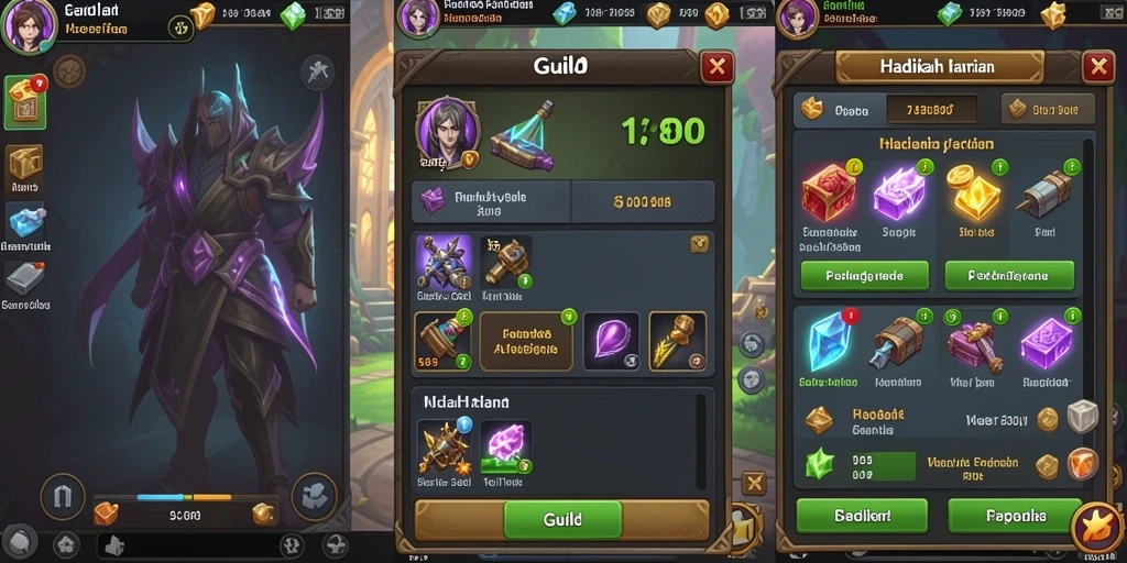 Berbagai item dan reward yang bisa didapatkan pemain.